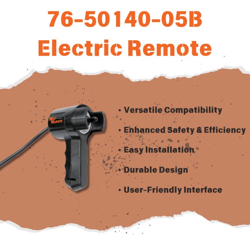 Mile Marker 76-50140-05B Electric Remote - Designed for All Electric Winches with Standard Solenoids - User Friendly Interface - 3 Pin Male Connection with Female Connector - Easy Installation - Image 3